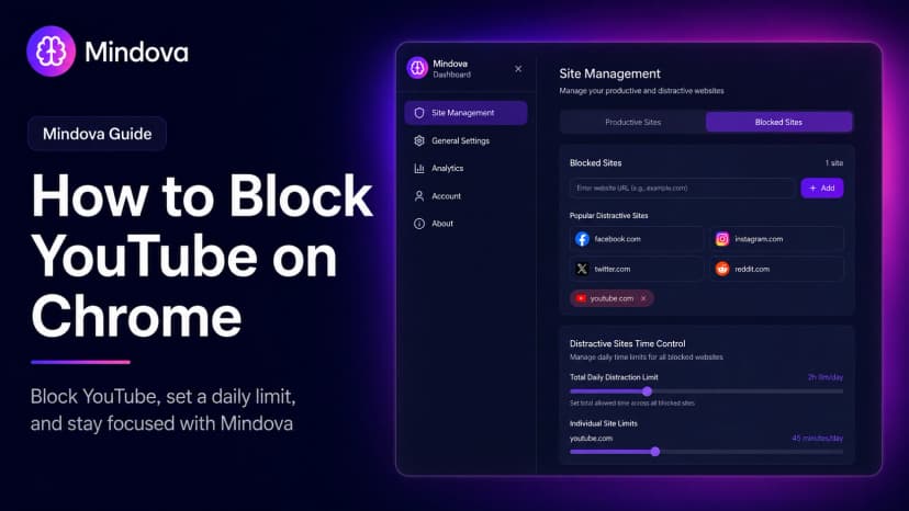 How to Block YouTube on Chrome and Set a Daily Limit 2026