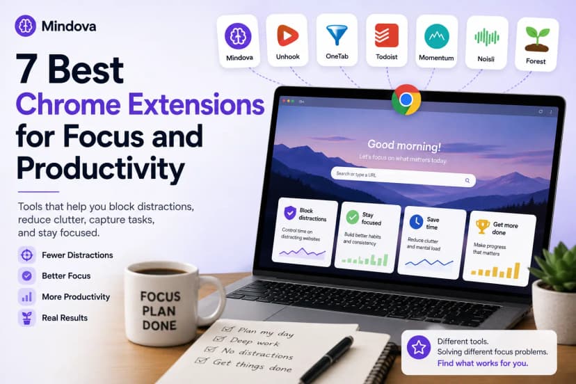 Chrome extensions for focus and productivity