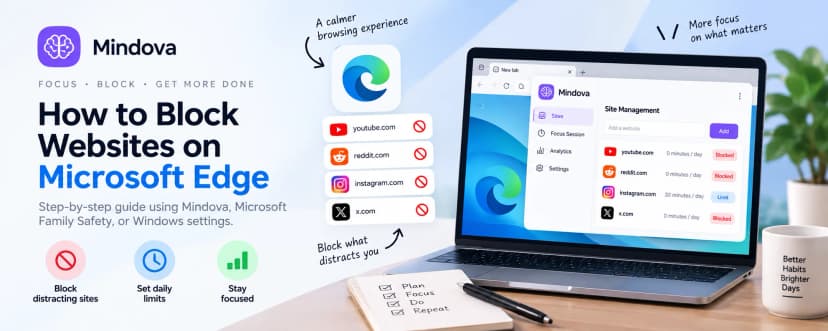 How to Block Websites on Microsoft Edge: 3 Methods